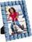 Decorative Sparkling Navy Jewel 5x7 Picture Frame, Photo Display & Home Décor (Navy)